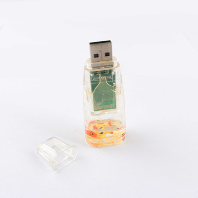 Nhựa chất lỏng USB Flash Drive bên chúng tôi nhựa bên trong vịt có thể tùy chỉnh làm