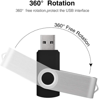 Đèn USB nhựa màu trắng Charakteristic Recycle Material Full Memory Grade A