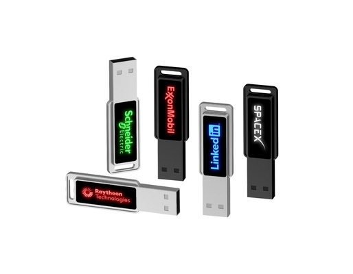 High Speed Flash Drive Crystal USB Stick với đèn LED sáng chói