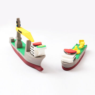 3D Copy Real PVC USB Drive Sailing Ship Hình dạng tùy chỉnh