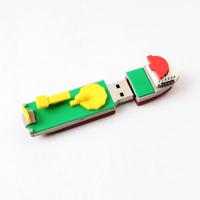 3D Copy Real PVC USB Drive Sailing Ship Hình dạng tùy chỉnh
