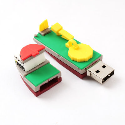 3D Copy Real PVC USB Drive Sailing Ship Hình dạng tùy chỉnh