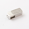Ổ đĩa flash USB pha lê PCBA 2.0 và 3.0 Màu bạc sáng bóng Tốc độ nhanh