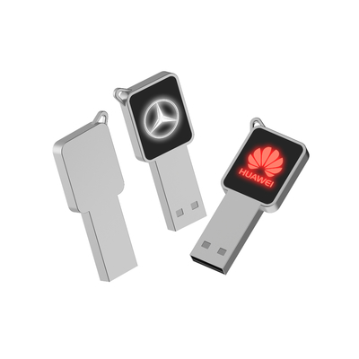 Động cơ flash USB tốc độ cao với thân bằng kim loại / nhựa đèn LED phát sáng khi làm việc