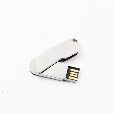 Twist Metal Usb 2.0 Flash Drive Với Keychain, 32GB 64GB 128GB Fast UDP Chip