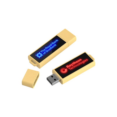 Ổ đĩa flash 128gb bằng rơm và nhựa, vật liệu có thể tái chế Thẻ nhớ USB 2.0