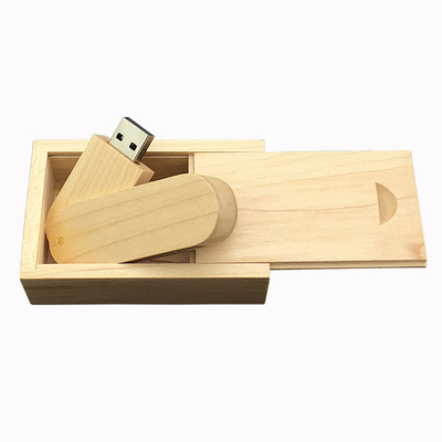Eco Friendly Wooden USB Flash Drive Bamboo Wood Function với tốc độ đọc 10 20MB / S