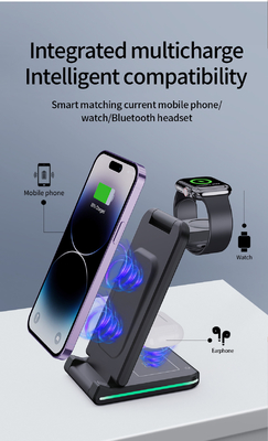 ≤6mm Khoảng cách truyền Multifunction Wireless Charger với hiệu quả sạc ≥73%