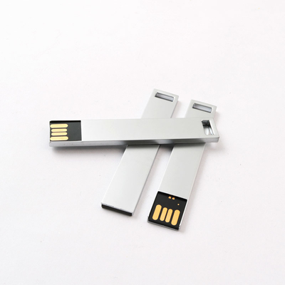 Bạc hoặc tùy chỉnh làm bằng kim loại ổ đĩa flash USB -20 ° C đến 85 ° C cho doanh nghiệp của bạn