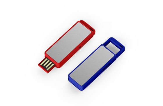 Bộ nhớ USB nhựa tùy biến Đen Trắng 256GB Plug And Play