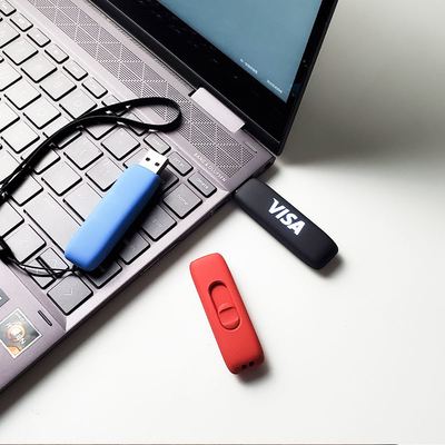 Metal Plastic USB Flash Drive với tốc độ tăng cường 50 MB/s Viết 100 MB/s Đọc