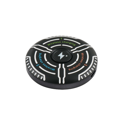 Hộp hỗ trợ bộ sạc không dây đa chức năng in logo Fidget Spinner Light Indicator
