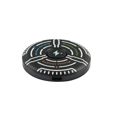 Hộp hỗ trợ bộ sạc không dây đa chức năng in logo Fidget Spinner Light Indicator