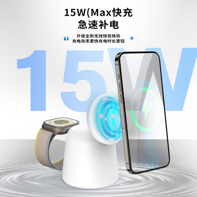 Hiệu quả sạc ≥75% Bộ sạc không dây đa chức năng với đầu vào ánh sáng Fidget Spinner 5V/2.1A