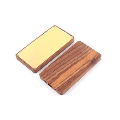 Ngân hàng điện di động Li Polymer 18650 pin màu đen cho điện thoại thông minh và thiết bị USB