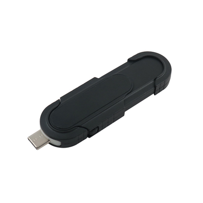 Động cơ flash USB compact màu đen với chức năng Plug and Play