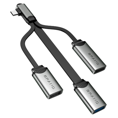 Cáp USB Hub để đọc và sao chép cũng là bộ điều hợp USB chuyển dữ liệu nhanh chóng