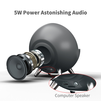 Bộ sạc không dây sạc nhanh 15W với loa Bluetooth và ánh sáng 131 * 75 * 146MM