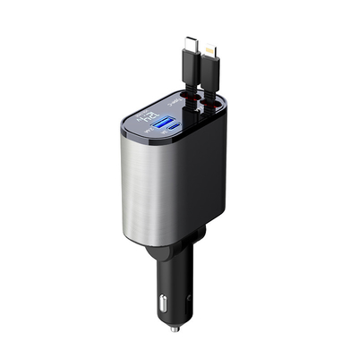 Bộ sạc ô tô USB-C tiện lợi 5V / 3A với sức mạnh định lượng MAX 120W
