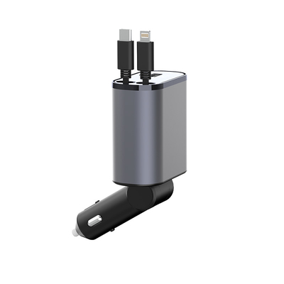 Bộ sạc ô tô USB-C tiện lợi 5V / 3A với sức mạnh định lượng MAX 120W