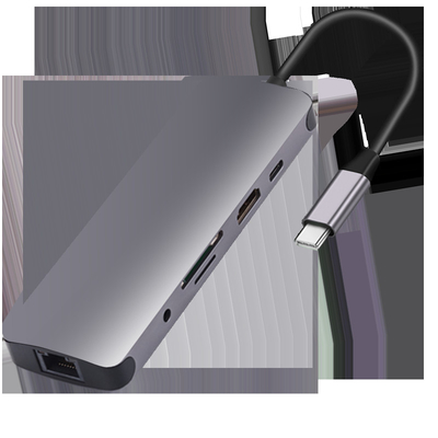 USB 3.0 Station Usb C Hub Smart Adapter / Memory Card Hub với tốc độ truyền dữ liệu 5Gbps
