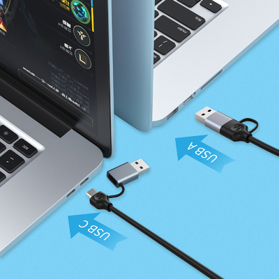 Bộ điều hợp cổng USB C nhỏ gọn máy tính xách tay cổng Usb mở rộng cổng Usbc để chuyển dữ liệu nhanh