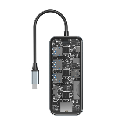 Professional Aluminum Card Reader Hub cho quy trình làm việc nâng cao