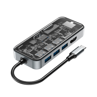 Professional Aluminum Card Reader Hub cho quy trình làm việc nâng cao