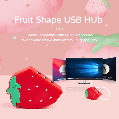 5Gbps Adapter Laptop USB Port Expander Usbc Hub Để truyền dữ liệu tại nhà