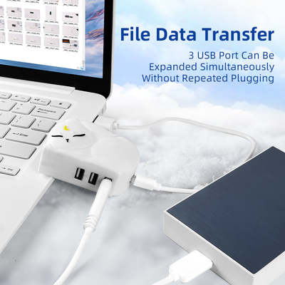 USB PVC Fast Reading Hub Tf Card Reading Hub với chuyển dữ liệu nhanh và đọc thẻ nhớ