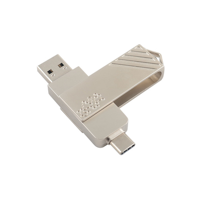 Kim loại loại C hình xoắn tốc độ nhanh USB Flash Drive 3.0 Và USB 2.0 Và loại C