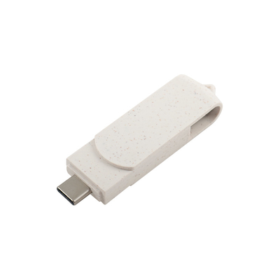 Khóa vật liệu tái chế ổ đĩa flash USB với loại C 3.0 thiết bị lưu trữ dữ liệu được bảo vệ bằng mật khẩu