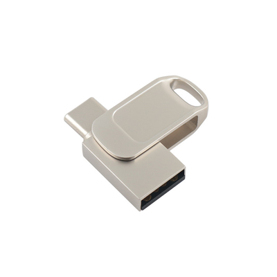 Metal Dual USB Flash Drive với bảo vệ mật khẩu và tương thích tốc độ loại C