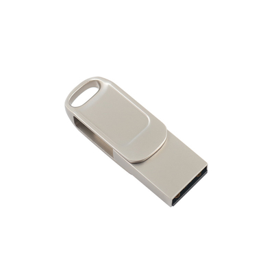 Metal Dual USB Flash Drive với bảo vệ mật khẩu và tương thích tốc độ loại C