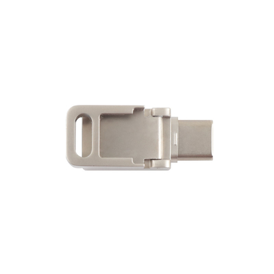 Kim loại USB 3.0 và loại C ổ đĩa flash với loại C có thể Laser Logo một mặt làm lời hứa
