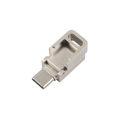 Kim loại USB 3.0 và loại C ổ đĩa flash với loại C có thể Laser Logo một mặt làm lời hứa