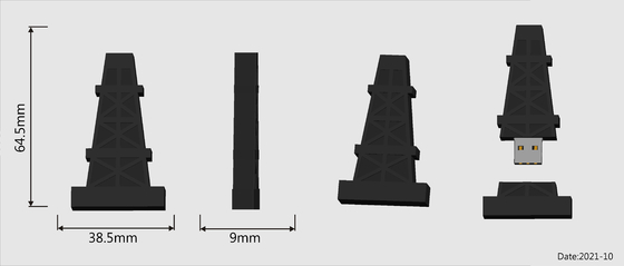 Hình dạng tùy chỉnh Bộ nhớ flash USB PVC hoặc sản xuất silicone dễ dàng với khuôn mở