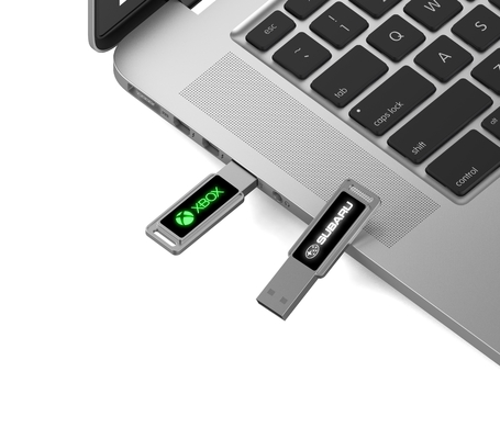 High Speed Flash Drive Crystal USB Stick với đèn LED sáng chói