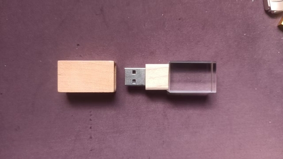 Đẹp USB tinh thể tùy chỉnh với tùy chọn logo laser -50 ° C 80 ° C Nhiệt độ môi trường