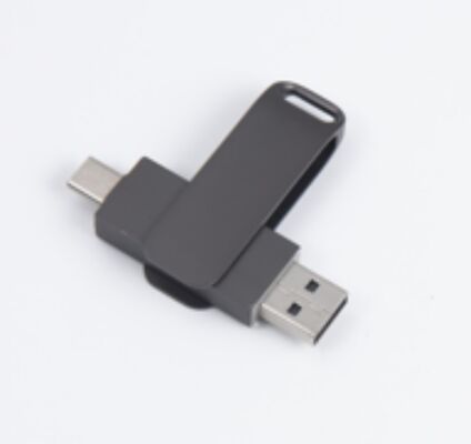 USB 3.0 Vàng Hồng Có Cả Hai Cổng Type C, USB Flash Drive Dùng Được Cho Điện Thoại Và Máy Tính, Dung Lượng 256GB 512GB