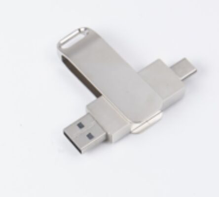 Cơ thể màu đen Usb 3.0 Với loại C Cả hai cổng USB Flash Drive Điện thoại Và Máy tính Có thể tương thích 256GB 512GB