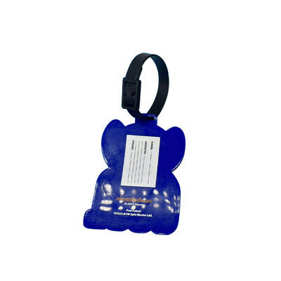Thẻ hành lý làm bằng chất liệu PVC theo thiết kế của khách hàng, thẻ hành lý gắn trên vali du lịch