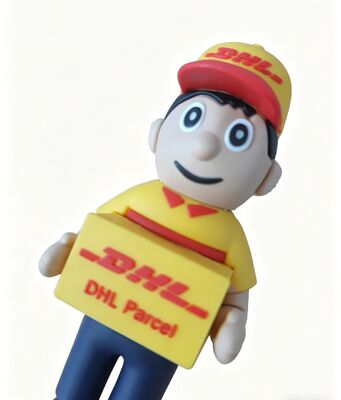 DHL Delivery Man Person Cartoon Usb Flash Drive Made By Customer Design