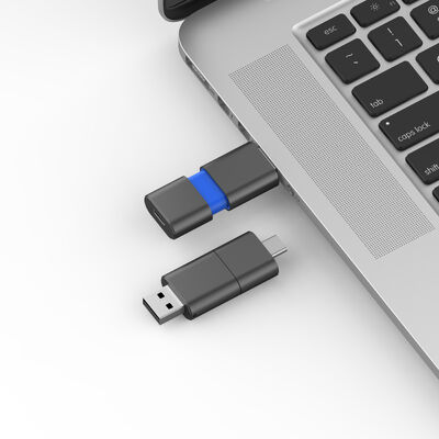 Tốc độ nhanh loại C với USB 3.0 và USB 2.0 Flash Drive Slide Shape Match CE,FCC,ROHS