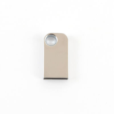 Ổ đĩa flash USB mini có lỗ có thể đặt móc chìa khóa Ổ đĩa flash USB kim loại có thể tùy chỉnh Logo Laser
