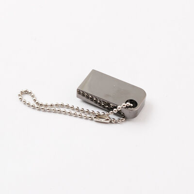Ổ đĩa flash USB mini có lỗ có thể đặt móc chìa khóa Ổ đĩa flash USB kim loại có thể tùy chỉnh Logo Laser