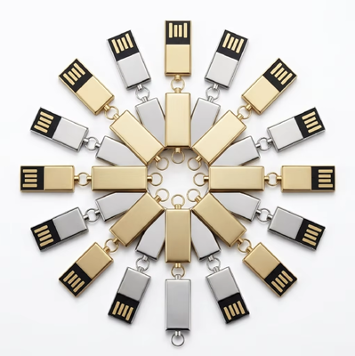 Bạc với kim loại kim loại hợp kim kẽm bóng usb ổ đĩa flash bao gồm chip flash HY phù hợp cho nhu cầu chuyển dữ liệu nhanh chóng và an toàn