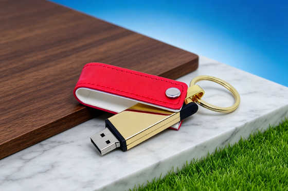 Mac OS tương thích da USB Flash Drive Đen Stock Màu tùy chỉnh OEM phong cách thiết kế bền hoàn hảo cho quà tặng doanh nghiệp