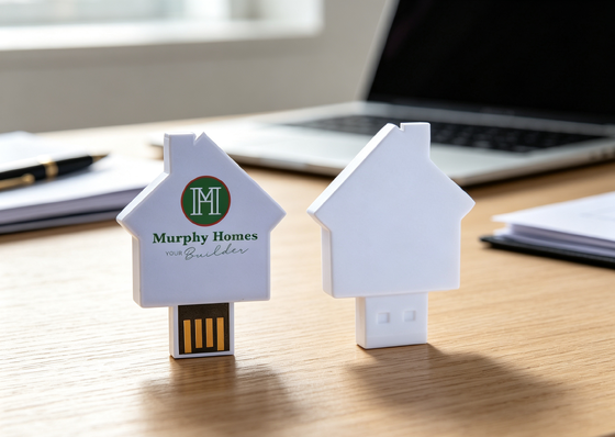 Quà tặng thẻ tín dụng bộ nhớ usb với thẻ hình ngôi nhà ổ đĩa flash usb palstic ổ đĩa flash usb