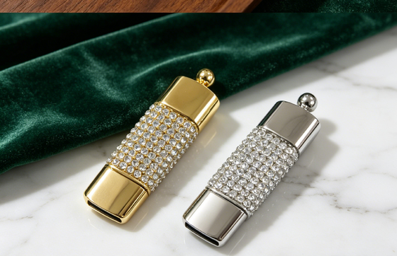 USB trong suốt pha lê, tốc độ truyền dữ liệu lên đến 5 Gbps, chống nước, bền, thiết bị lưu trữ di động, quà tặng cho phái nữ